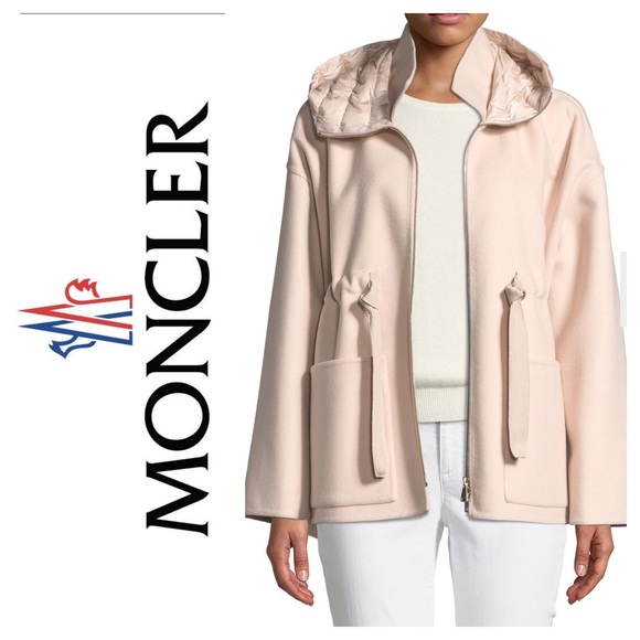 New Moncler Anglesite Hooded Jacket Pastel Pink S5 - Picture 4 of 8